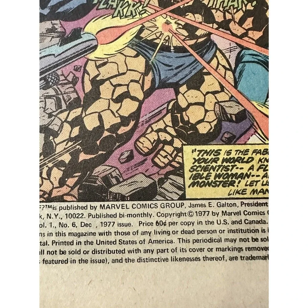 What If #6 Fantastic Four! Marvel 1977 Had Different Super-powers? - Picture 8 of 14